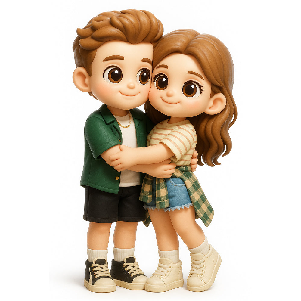 Custom 3D Pet & Mini Me Figurine from Photo | Personalized Chibi Portrait Statue