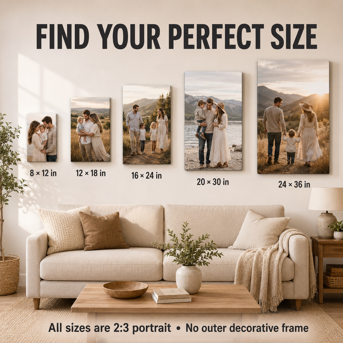 Custom Photo Canvas Prints – Create Your Own Wall Decor
